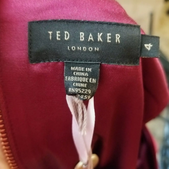 Ted Baker Kandal Dress, Ted Baker Size 4, US Size 8/10 - Picture 8 of 9